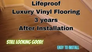 Installation of Lifeproof LVP Luxury Vinyl Flooring Plank. How to Install Sterling Oak
