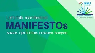 What is a Manifesto? - ISSU - Annual Assembly