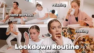 My Lockdown Routine | Home Workout, Cooking, Relaxing & Mindfulness!