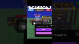 GROW A GARDEN SCRIPT | PET MUTATION ROLLER | PET MUTATION RANDOMIZER  #roblox