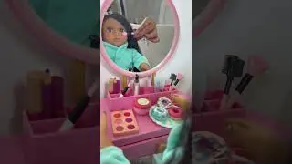 Part 2! American Girl Doll Birthday Glow-Up Reveal! 🎁🎀 | Makeup & Hair time 💃💖