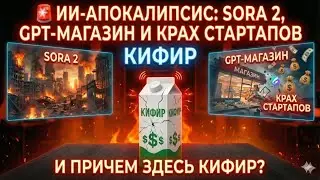 🚨 ИИ-апокалипсис: Sora 2, GPT-магазин и крах стартапов