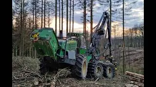 🌲*Power-Deere* • 1470G im Starkholz • Logging Video • Harvester im Einsatz • No Limits • skilled🌲