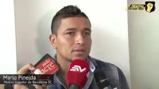 Mario Pineida entrevista | Nuevo refuerzo de Barcelona SC