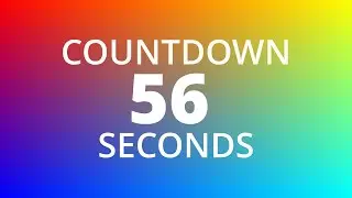 56 sec TIMER - 56 seconds COUNTDOWN