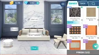 Design My Room - Level 1-3 gameplay realistic home design decor renovation style virtual room game
