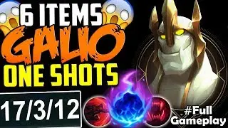 6 ITEMS GALIO ONE SHOTS | BEYOND BROKEN DAMAGE | New Runes Galio TOP Build RANKED SEASON 8 Gameplay