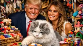 Trump & Melania Handmade Craft Vlog | Cat&rsquo;s Cute Chaos Turns Into Profit