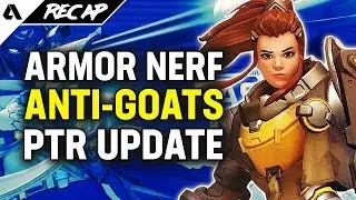 Overwatch Anti-GOATS PTR Update - Brigitte Nerf, Reaper Buff, Bastet Ana & more | Akshon Recap