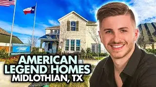 American Legend Homes Property Tour | 4Bed/4.5Bath/Study+Media&Loft |  BridgeWater in Midlothian, TX