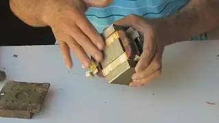 Transformador de Microondas / Como quitar el Bobinado de Alta Tension