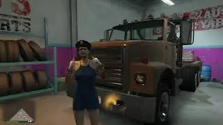 GTA V Salvage Yard, Tow Truck Services, Karin Rusty Rebel