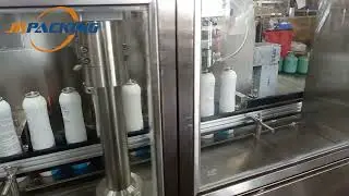 Rotary can feeder + Screw type BOV machine+ ink jet belt+ packing table