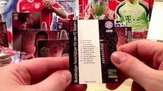 UNBOXING FC BAYERN MUNCHEN PANINI TRADING CARDS BOX