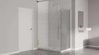 3D Animation of Shower Door Installation | Just Animations