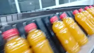 ## Pulpy orange juice bottle me kaise bharte h##