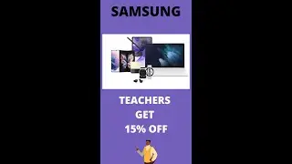 Hey Teacher! SAMSUNG Teacher Discounts #shorts