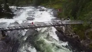 Norwegian Waterfalls from Above: A Drone Video
