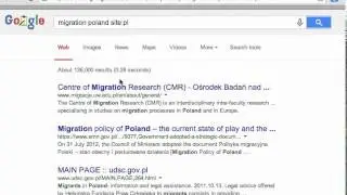 Using site operators in Google.