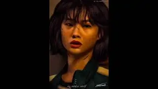 digital art of Hoyeon Jung Aka player 067 #squidgame  #shorts