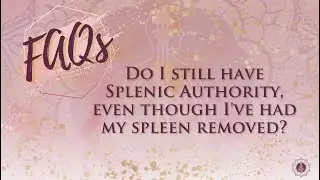How Does Splenic Authority Work if I Don't have a Spleen?