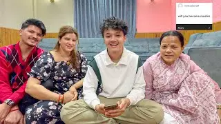 1st QNA With My Family😍 Will You become Muslim?