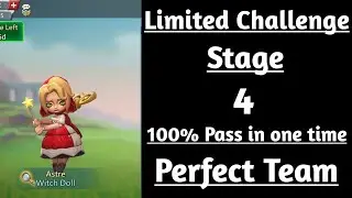 Lords mobile limited challenge dark disaster stage 4|Witch doll limited challenge stage 4