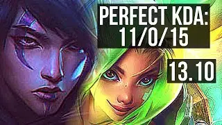 APHELIOS & Thresh vs ZERI & Yuumi (ADC) | 11/0/15, 1.8M mastery, Legendary | KR Master | 13.10