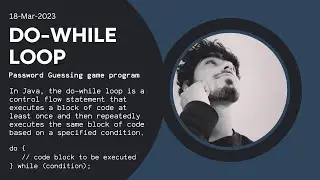 Java tutorial - Do-While loop & Password guessing game in Java in Kashmiri Language - Online lecture