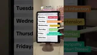 Know exactly what to study for med surg and when with 7-day NCLEX study plan breakdowns for each