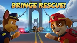 🌉 Bridge Accident Rescue Mission 🐶 | Brave Dogs Save the Day | Kids Cartoon