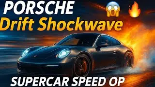PORSCHE Drift Shockwave 😳🔥 Supercar Speed OP Opening Edit | Must Watch