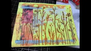 Bonus ~ Gel printing, mark making