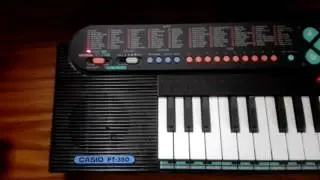 Casio PT-380 demo song #1 Little brown jug