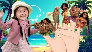Moana Finger Family | Nursery Rhymes | DoReMi Kids Songs