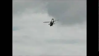 Apache Helicopter Looping and Firing Flares, Yeovilton 2011