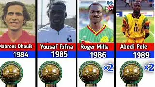 The Most Iconic African Footballers: All the Winners from 1970 to 2024