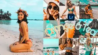Orange & Teal Lightroom Preset Tutorial Free DNG | Leisthetic