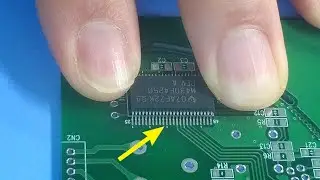 60.TSSOP-48핀CPU 납땜하기ㅣSoldering TSSOP-48 pin cpu.