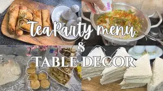 Tea Party Menu Ideas | Spring Rolls, Sandwiches & Table D&eacute;cor
