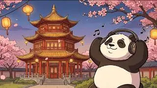 Asian Lo-Fi Beats ⛩️ | 2 Hour Deep Focus & Study Session [Chill Panda]🐼