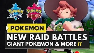 POKEMON SWORD & SHIELD | Raid Battles, 4 Player Co-op, Giant Pokemon & More!