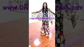 Mesh 3D Floral scarf Pant Suit