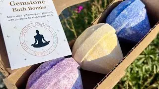 Mystery Hidden Gemstone Crystal Bath Bomb Gift Idea For Sale