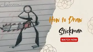 How to Draw Stickman |beginners easy drawing ideas