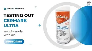 Тестирование нового лазерного спрея Cermark Ultra | Новая формула | Новый дизайн баллончика