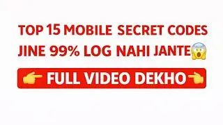 10 Hidden Mobile Secret Codes You Must Try 😱 | Android Secret Codes 2026#mobiletricks #tech 