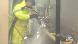 Ammonia Lines gets the Dustless Armex Soda ORIGINAL VAPOR Blasting at Coca-Cola With Ease