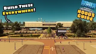 Why You NEED To Build Super Transit Hubs In Cities Skylines! | Noobs Guide