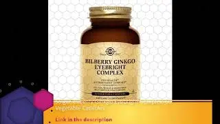 Solgar, Bilberry Ginkgo Eyebright Complex, 60 Vegetable Capsules